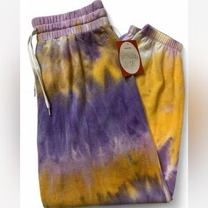 NWT Ivory Ella Tie-Dye Joggers